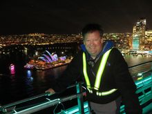 Sam Rubin experiencing a Vivid BridgeClimb