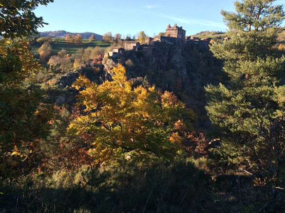 The village castle in St Didier on the Way of St James