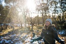 There’s fun for all the family at Corin Forest in winter.