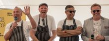 Luke Matthews, Tom Kerridge, Atul Kochhar and Olly Smith