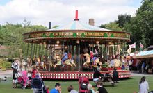 Blists Hill Victorian Town fairground steam gallopers