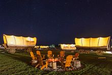 Western Wagon Glamping, Goosewing Working/Guest Ranch, Wyoming