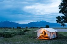 NEW tented wilderness camp, Zapata Cattle & Bison Ranch, Colorado