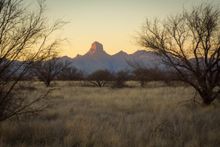 The majestic Baboquivari Mountain range, Rancho de la Osa, Arizona