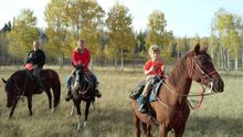 Family ride, Elk River Guest Ranch, Colorado