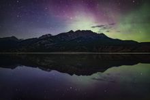 Jasper National Park Dark Skies with Northern Lights