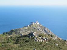 Cape Fisterra on the Finisterre Camino route