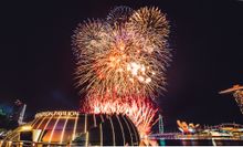 National Day fireworks display at Monti (2016)