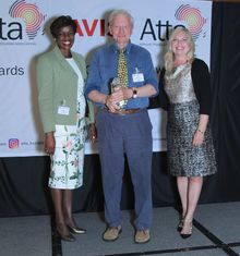 Betty Radier, CEO, Kenya Tourism Board, Brian Jackman, journalist and Jeanette Harper, director of travel and partnerships, Avis Budget Group.