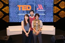TED fellows Matilda Ho, Cesar Harada, Aparna Rao