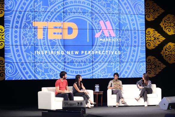 TED fellows share thoughts on how travel sparks new ways of thinking with Nina Herrera-Davila, Consumer PR, Marriott International TED fellows share thoughts on how travel sparks new ways of thinking with Nina Herrera-Davila, Consumer PR, Marriott International