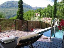 Maharja Tent's private plunge pool