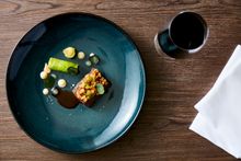 Roasted venison loin