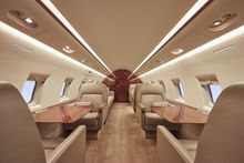 Possible Interior of one of the private jets proposed by JetClass for business flight