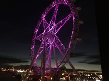 Melbourne Star Observation Wheel Turns Purple In Support Of Maddie's Match, Saturday July 8, 2017