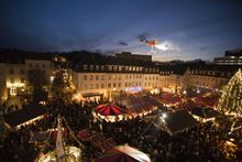 Fliegender Weihnachtsmann Saarbrücken
