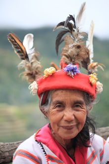 Banaue, Philippines - Rice terrace farmer