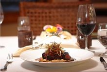 A culinary feast awaits guests at Triple Creek Ranch.