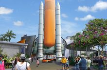 Kennedy Space Center Visitor Complex will unveil the 90,000-square-foot (8,100-square-meter) home for the Space Shuttle Atlantis