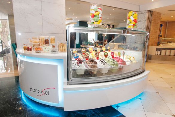 Ice Cream Counter, Carousel, Royal Plaza on Scotts