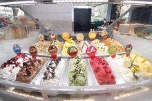 Flavours of homemade ice cream served at Carousel during lunch and dinner, Royal Plaza on Scotts
