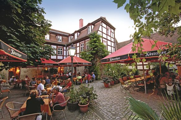 Beer garden in Erfurt Beer garden in Erfurt