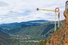Giant Canyon Swing, Glenwood Caverns Adventure Park 