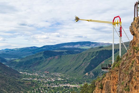 Giant Canyon Swing, Glenwood Caverns Adventure Park 