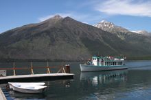 A boat tour at Lake McDonald.