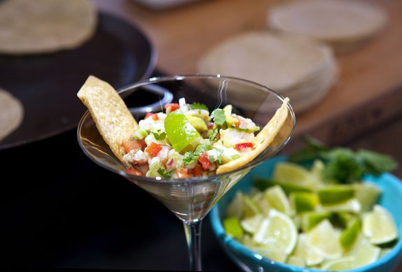 Enjoy ceviche made from ocean- and farm-fresh ingredients local to Sonoma County.