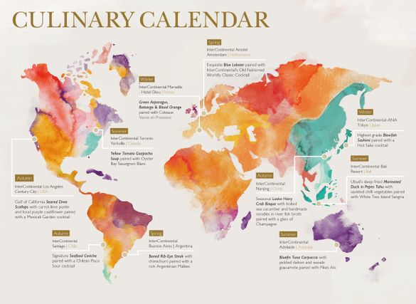 InterContinental Culinary Map