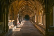 Norwich Cathedral Cloister Shadow