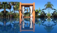 Retreat's stunning infinity pool