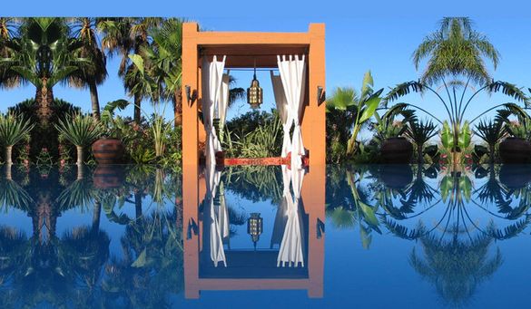 Retreat's stunning infinity pool