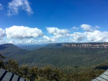 View from Echoes - accommodation on the Blue Mountains Grand Traverse