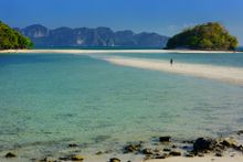 Andaman Sea in the South of Thailand