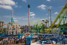 Knott's Boardwalk area welcomed three new attractions in 2013 - Coast Rider, Surfside Gliders and Pacific Scrambler.