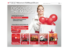 VisitMacysUSA.com, Macy's global tourism website 