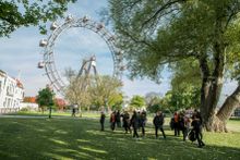 GICC near the Giant Ferris Wheel at the Prater, Vienna