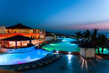 The main hub of the resort