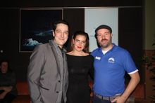 ‘Deep Silence’ by Sophie Hardcastle. Pictured from left to right are: Samuel Johnson, Sophie Hardcastle, and Greg Carter