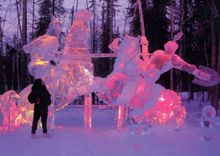 World Ice Art Championship in Fairbanks, Alaska