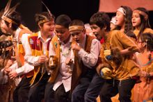 Native performers at the Festival of Native Arts in Fairbanks, Alaska