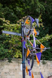 Bike signpost