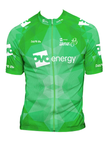Green jersey TOB logo