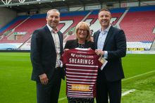 From left to right Richard Calvert, Jane Atkins and Kris Radlinski