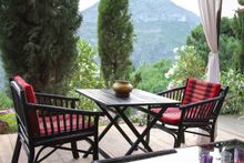 Enjoy panoramic views from your private terrace