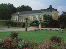 Orangery in Friedenstein's Baroque garden