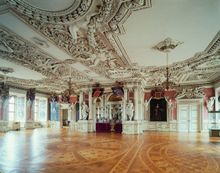 Friedenstein's grand hall: Queen Victoria and Prince Albert danced here at a ball during their visit in 1845.