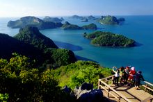While in Samui, a day trip to Mu Ko Angthong National Park is highly recommended.
